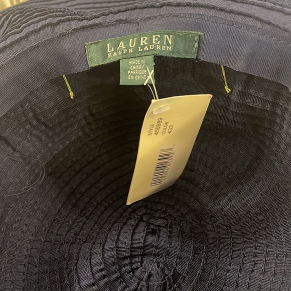 Lauren by Ralph Lauren Women’s Floppy Blue Sunhat - Picture 5 of 7